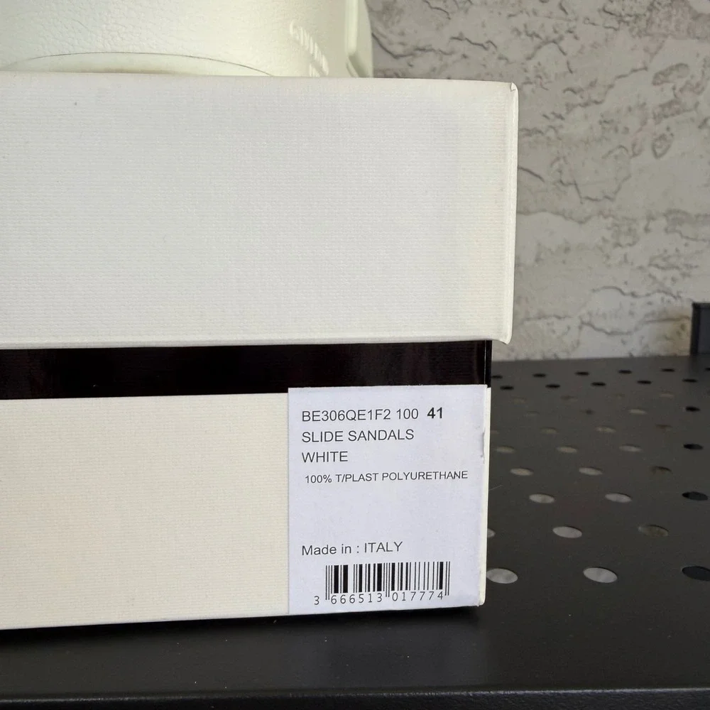 Givenchy Platform Pool Slide‎ Sandals Womens 41 White Rubber Resortwear